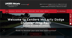 Desktop Screenshot of landersmclartydcjal.com
